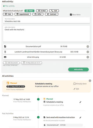 Activities with Documents